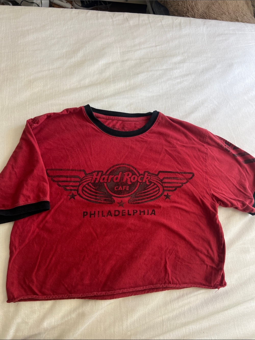Vintage Hard Rock Cafe Philadelphia ringer t